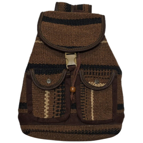 Persian Kilim Backpack with Ethnic Design for Women