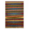 Striped Shiraz Kilim Rug - Genuine Handwoven Persian Wool Design