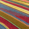 Striped Shiraz Kilim Rug - Genuine Handwoven Persian Wool Design
