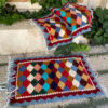 Ardabil Geometric Qashqai Kilim Rug - Handwoven Persian Wool Style