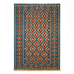 Fars Geometric Qashqai Kilim Rug – Handwoven Authentic Persian Wool