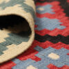 Fars Qashqai Geometric Kilim Rug - Traditional Handwoven Persian Wool