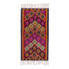Pink Qashqai Geometric Kilim Rug from Tehran - Handwoven Persian Wool