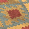 Yellow Fars Qashqai Geometric Kilim Rug - Handwoven Persian Wool