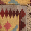 Yellow Fars Qashqai Geometric Kilim Rug - Handwoven Persian Wool