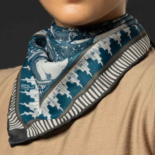 Persian Neck Scarf for Women Luxe and Vibrant with Traditional Design