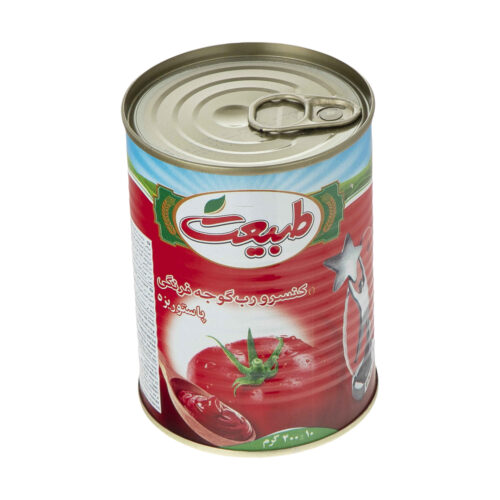Persian Pasteurized Canned Tomato Paste Tabiat 400 gr (x4)