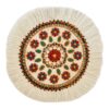 Persian Pateh Tablecloth in Kerman Embroidery Art Handcrafted Floral