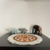 Persian Pateh Tablecloth in Kerman Embroidery Art Handcrafted Floral