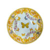Victorian Porcelain Tea Set with Butterfly & Flower Pattern & Teapot and Saucer