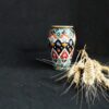 Persian Pottery Makeup Brush Holder in Persian Minakari Handcrafted