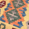 Yellow Fars Qashqai Geometric Kilim Rug - Handwoven Persian Wool