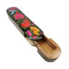 Persian Wooden Pencil Box Handcrafted Khatamkari with Flower & Bird Design