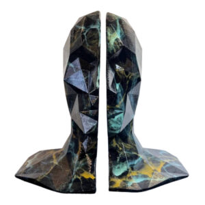 Human Head Design Decorative Bookend – Suitable for Artistic Interiors