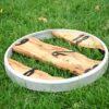Rustic Wooden Wall Clock Handcrafted Model Cyrus