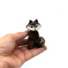 Set of 3 Fox Figurines Decorative - Realistic Miniature Figurines
