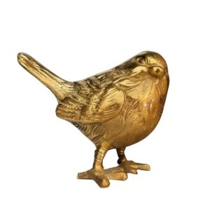 Sparrow Brass Figurine Statue Decorative – Lovely Bird Sculpture