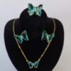 Steel Jewelry Set for Women with Butterfly Design