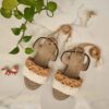 Strappy Macrame Sandals Sling Back Handmade Model DNA