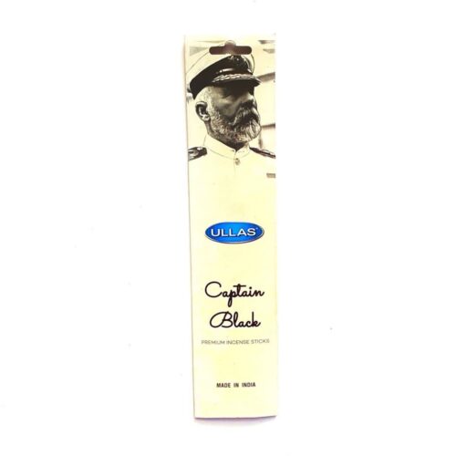 Ullas Captain Black Incense - 15 Sticks (Pack of 4)