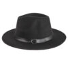 Unisex Chapeau Hat with PU Buckle Detail – Stylish & Versatile Headwear