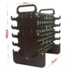 Vertical Charcoal Grill Mangal for Kebab - Portable for 10 Skewers