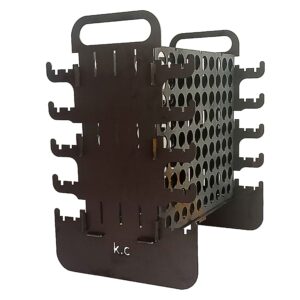 Vertical Charcoal Grill Mangal for Kebab – Portable for 10 Skewers