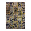 Vintage Persian Hand-Knotted Patchwork Carpet Black