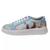 Graffiti Print Sneakers - Women's Chic Casual Shoes Model Anne Shirley