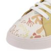 Graffiti Print Sneakers - Women's Chic Casual Shoes Model Dogi