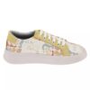 Graffiti Print Sneakers - Women's Chic Casual Shoes Model Dogi