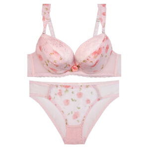 Women’s Lingerie Set Lace Push Up Bra & Thong Guipure
