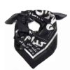 Mini Head Scarf for Women - Elegant Calligraphy Design