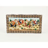 Wooden Business Card Box Handcrafted Persian Khatamkari in Chogan Design