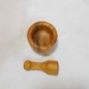 Wooden Mortar & Pestle Set Grinder Suitable for Saffron