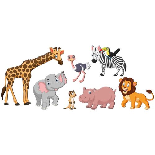 MDF Animal Wall Decals for Nursery – Cute Baby Room Design