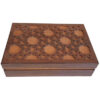 Handmade Wooden Tea Box Organizer – Multi-Functional Divided Compartments