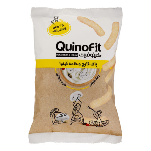 Quinoa Mushroom & Cream Puff Snack - Reduced Fat, Quinofit, 45 gr (x10)