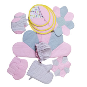 13-Piece Apron and Kitchen Essentials Set Pink