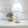 Classic Urn-Shaped Ceramic Table Lamp – Fabric Shade Accent Light