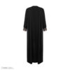 Abaya Stylish Loose Fit  for Women with Floral Paisley Design