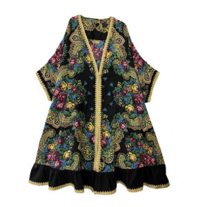 Abaya for Women with Airy Sleeves & Floral Design