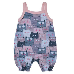 Baby Girl’s Sleeveless Jumpsuit Breathable & Ideal for Summer