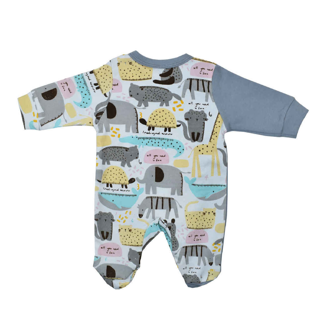 Baby Long Sleeve Jumpsuit Comfortable with Animal Design