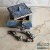 Handcrafted Bone Jewelry Box with Persian-Inspired Design