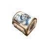 Handcrafted Bone Jewelry Box with Persian-Inspired Leili & Majnoon Design