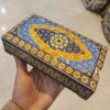 Handcrafted Bone Jewelry Box with Persian-Inspired Miniature Design