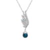Brass Necklace for Women with Angel Wing Design