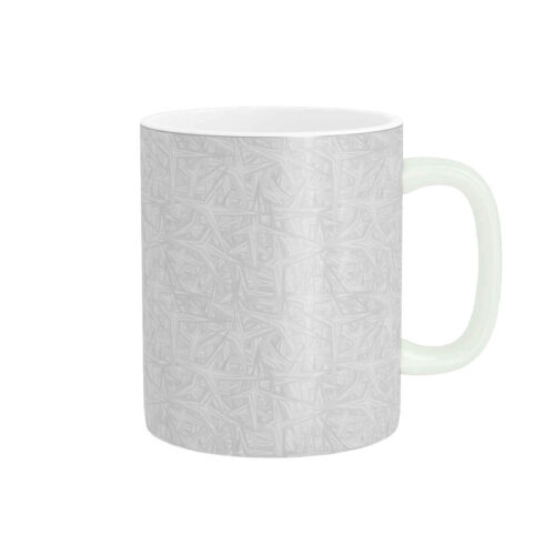 Ceramic Coffee Mug in Geometric Design Functional Drinkware