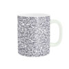 Ceramic Coffee Mug with Leaf Design